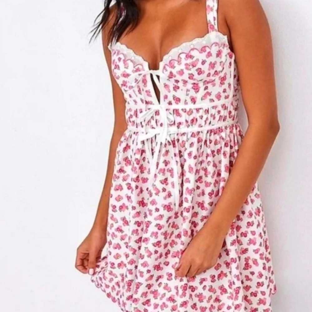 For Love & Lemons Baby Blooms Slip Dress - Picture 3 of 10